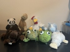 8 Pc Lot Of Webkinz Plush Toys no codes