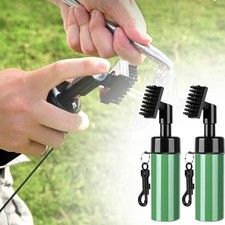 2 Pcs Golf Club Cleaner Brush Combo with Squeeze Water Bottle