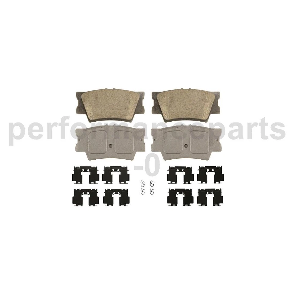 Juego de pastillas de freno de disco trasero rotor de freno de disco para Toyota Camry 2007-2011 Foto 3 de 4