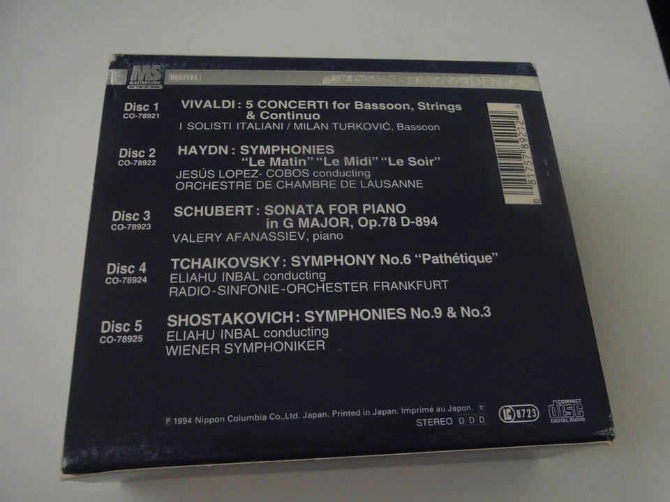 Welcome to the Concert  /  One Point Recording    5  CD  Box  (  DENON  ) - Bild 2 von 4