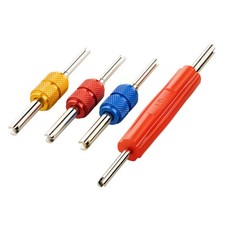 ROSY PIXEL Diking R134A R12 A/C HVAC Air Remover Tool, Red, Yellow, Blue 