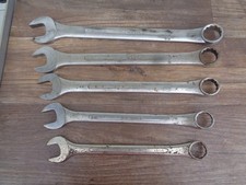 5 - Vintage S-k Wayne Large Combination Wrenches Sae 1516 To 1-14 Sk Wrench 5 - Vintage S-k Wayne Large Combination Wrenches Sae 1516 To 1-14 Sk Wrench