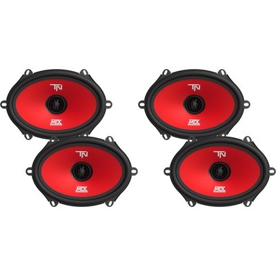 MTX Audio Two Pairs of TERMINATOR68 Terminator Series 5x7in Coaxial Bundle