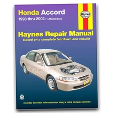 Haynes 42014 Repair Manual Honda Accord 98-02 Haynes Repair Manual Shop vy