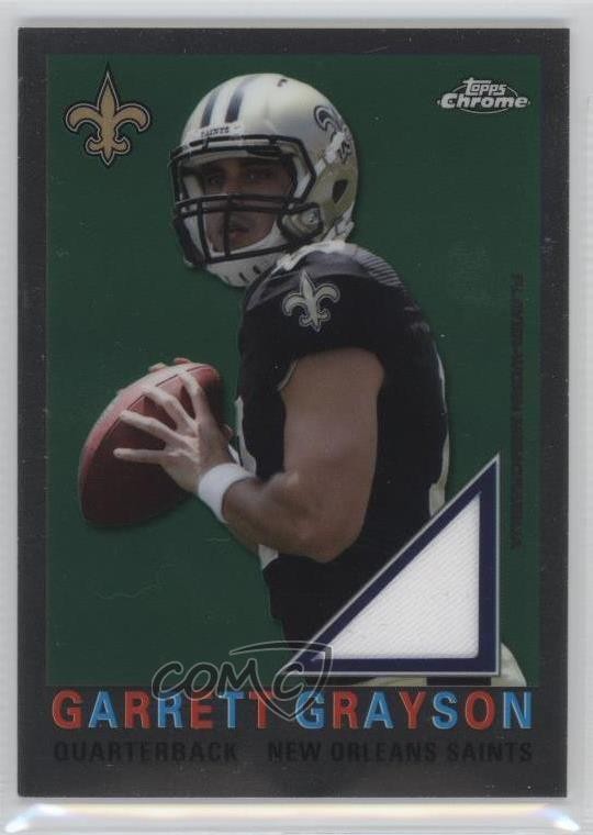 2015 Topps Chrome 60th Anniversary Wal-Mart Relics Garrett Grayson Rookie RC 0a7