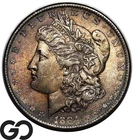 1884-O Morgan Silver Dollar Coin, Nice Toner, Smooth Cheek, Gem BU++