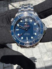 Omega Seamaster Diver 300M 212.30.41.20.03.001 41mm Steel Blue Dial Box Papers
