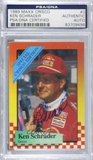 PSA/DNA 1989 Maxx Special Crisco Edition Ken Schrader #3 0lm