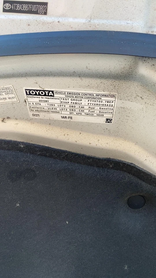 09 10 11 12 13 14 15 16 TOYOTA VENZA Transmission Assy. - Image 3 of 4