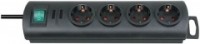 Brennenstuhl Primera-Line 4 socket s AC Black 1.5 m 370 mm 85 1153300124