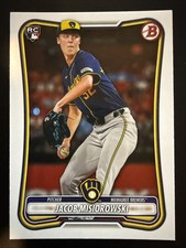 2026 Bowman • Jacob Misiorowski Rookie Card Base #35 • Milwaukee Brewers