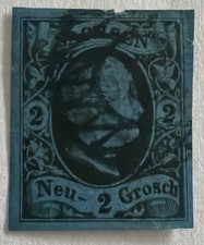 Altdeutschland Sachsen, Mi. Nr. 5, gestempelt, mit Falz