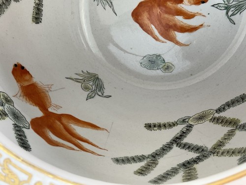 Orientalischer Akzent seit 1880 Fischschale Topf Übertopf Keramik asiatisch - Bild 4 von 15