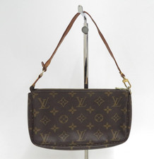 Authentic Louis Vuitton Monogram Pochette Accessories Pouch Bag F 35473