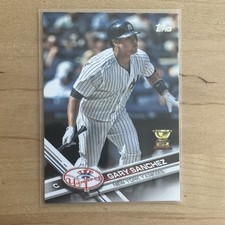 Topps 2017 Gary Sanchez #7 New York Yankees Baseball Base Set