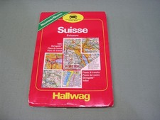 Hallwag Map of Switzerland, 1:303,000 Scale, 1986 Edition