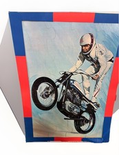 EVEL KNIEVEL STUNT CYCLE “VINTAGE” 1970s Puzzle Poster.  Rare !
