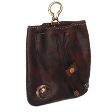 Genuine Leather Medieval Coin Purse Waist Bag Coin Organizer Change Holder Sm...