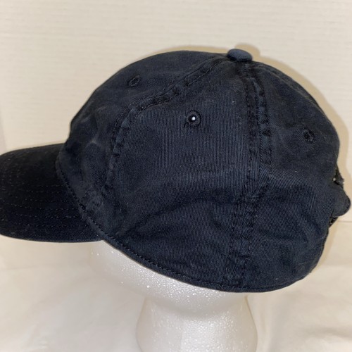 adidas Trefoil Black Strapback Dad Hat Adjustable Baseball Cap Originals - Picture 4 of 7