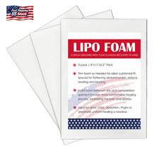 3 Pack Lipo Foam Pads - Post Surgery Ab Board Liposuction Surgery Flattening Abd