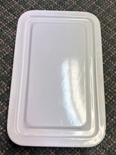 Vintage emaliowane pudełko na lodówkę