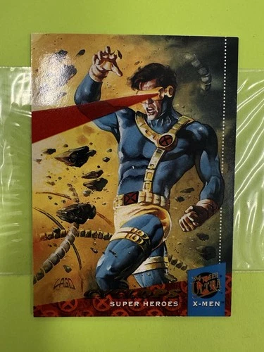 1994 Fleet Ultra X-Men  CYCLOPS  #1 Marvel Comics Trading Card Vintage
