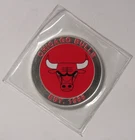 New Listing1oz .999 Fine Silver Colorized NBA Chicago Bulls Round