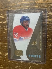 2010-11 SPx Finite Rookies P.K. Subban #F27 /99 Rookie Card Montreal Canadiens