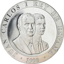 [#940150] Coin, Spain, Juan Carlos I, Barcelona Olympics, 2000 Pesetas, 1990, Ma