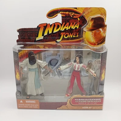 Figurines Indiana Jones Raiders of the Lost Ark - Marion Ravenwood et Cairo - Photo 1/4