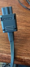 Genuine Super Nintendo SNES Gamecube N64 AV Video Cable Gray