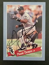Frank Thomas Rookie Cards and Autograph Memorabilia Guide 24