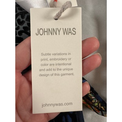 Johnny Was Women’s OS Embroidered Belt The Catherine Silk Blend Navah NWT $118 Johnny Was Women main image 3