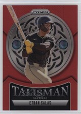 2025 Panini Prizm Talisman Red Prizm 165/199 Ethan Salas #22 1d0h