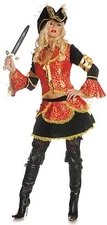 Seven Til' Midnight Costume Maiden Voyage 10161 Red/Black Medium