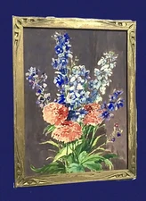 Vintage Botanical Still Life by Charles Zuck / ~10x14” / Framed