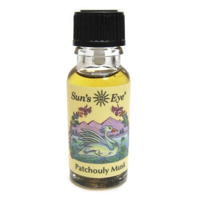 Patchouly Musk Oil by Sun's Eye 1/2 oz Bottle NEW Herbal Blends