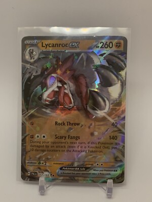 Pokémon TCG Lycanroc ex Scarlet & Violet - Paldea Evolved 117/193