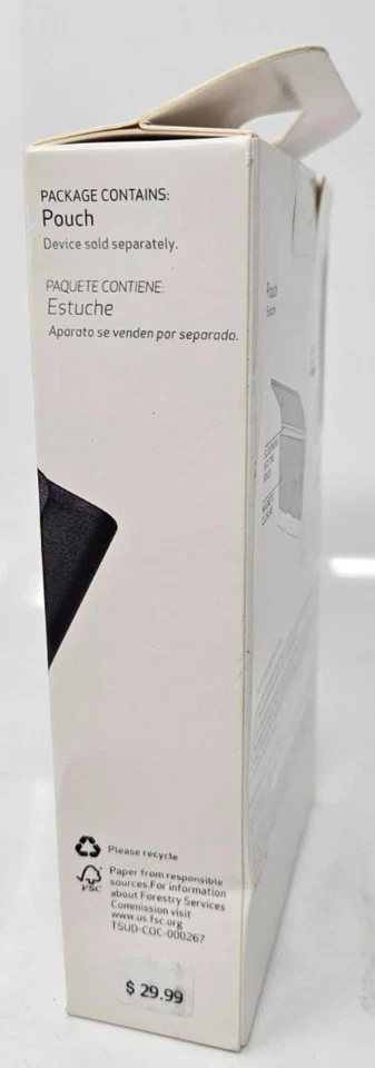 Verizon Universal Vegan Leather Pouch for Most Medium Smartphone w/ Belt Clip - Image 3 of 4