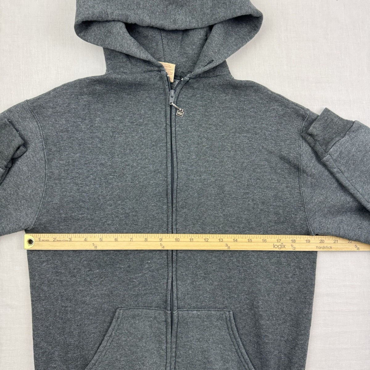 Vintage 1970s Russell Athletic Hoodie Adult Medium Heather Gray