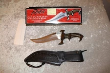 Gil Hibben Raven Fantasy Fighter Knife w/ box & sheath NEW (HAND SIGNED)