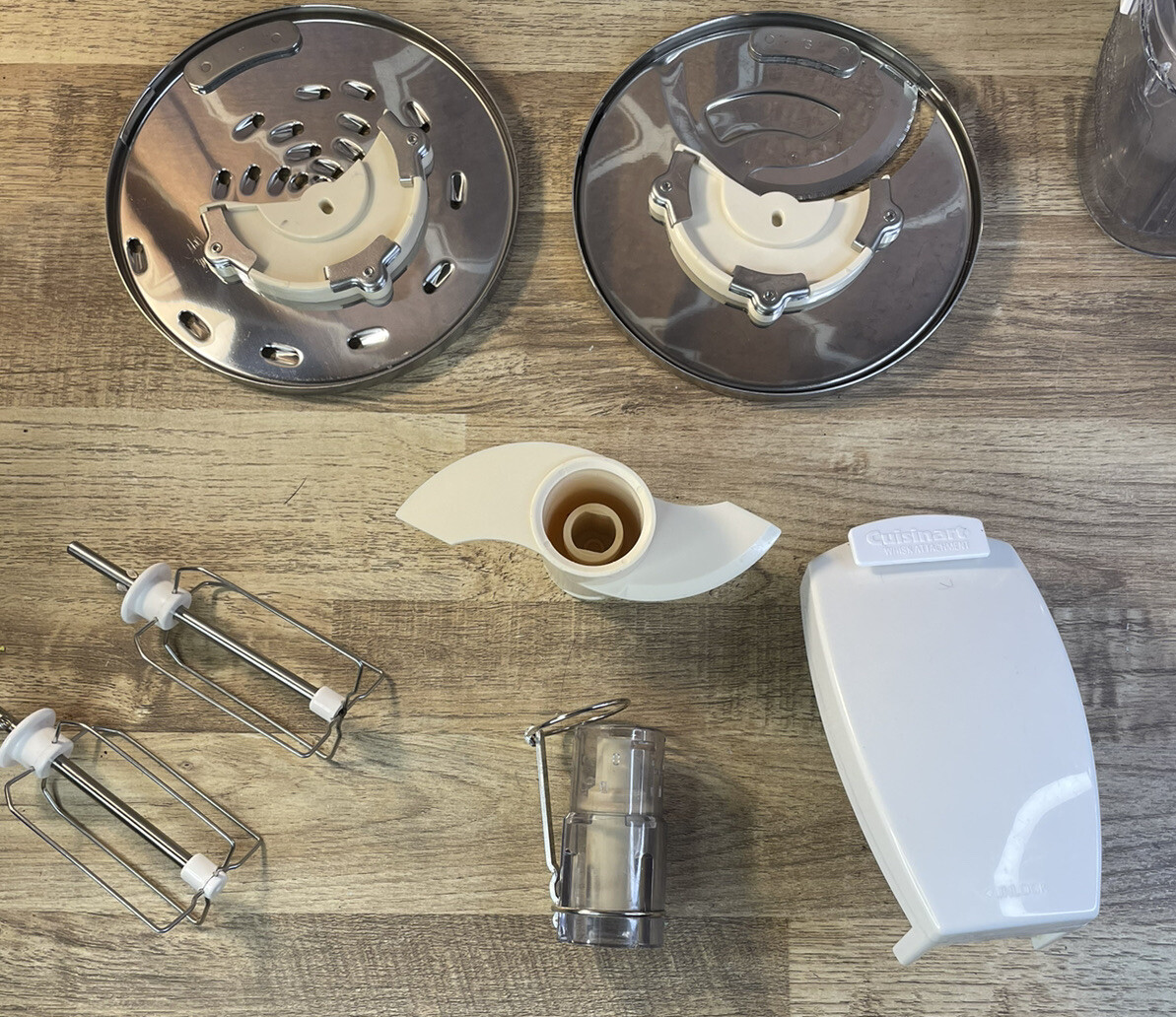 Cuisinart DLC-7 Super Pro Food Processor Attachments bundle whisk blades disk