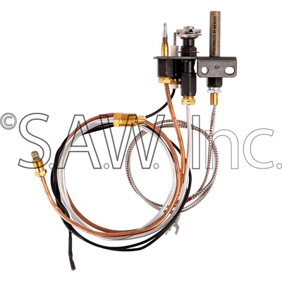 0.199.702 SIT OEM CSA Certified Natural Gas Pilot Assembly Direct Vent Fireplace
