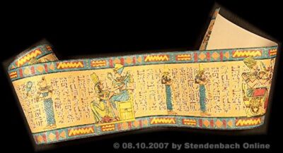 7715-13 Bordüre Tapetenborte Pharaon Ägypten 5 Meter (3 EUR/m)