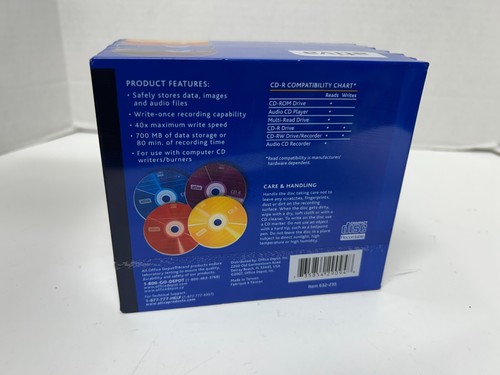 Ativa 20er Pack CD-R 700MB /80 min 40x Geschwindigkeit - VERSCHIEDENE FARBEN, versiegelt NEU - Bild 4 von 4