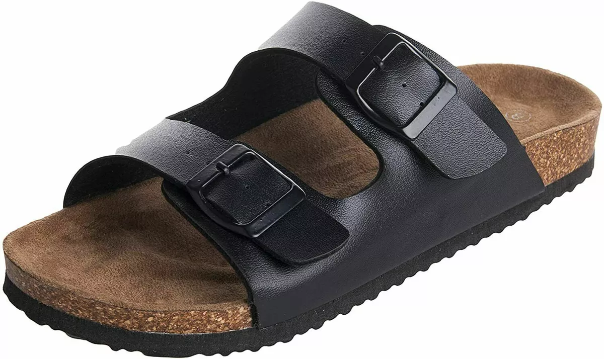 Men's Pure Italian Leather Slippers - Brown +Men's Leather Belt- Brown |  Konga Online Shopping