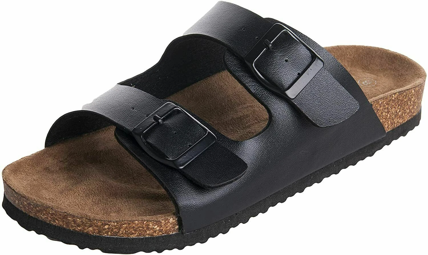 NIB Men's Arizona Black, Brown, Mayari 2-Strap Sandals, Slid-on Cork Slippers
Opens in a new window