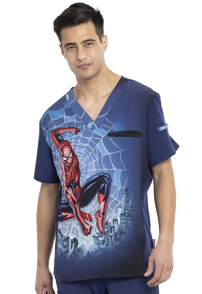 Spider man scrub best sale top