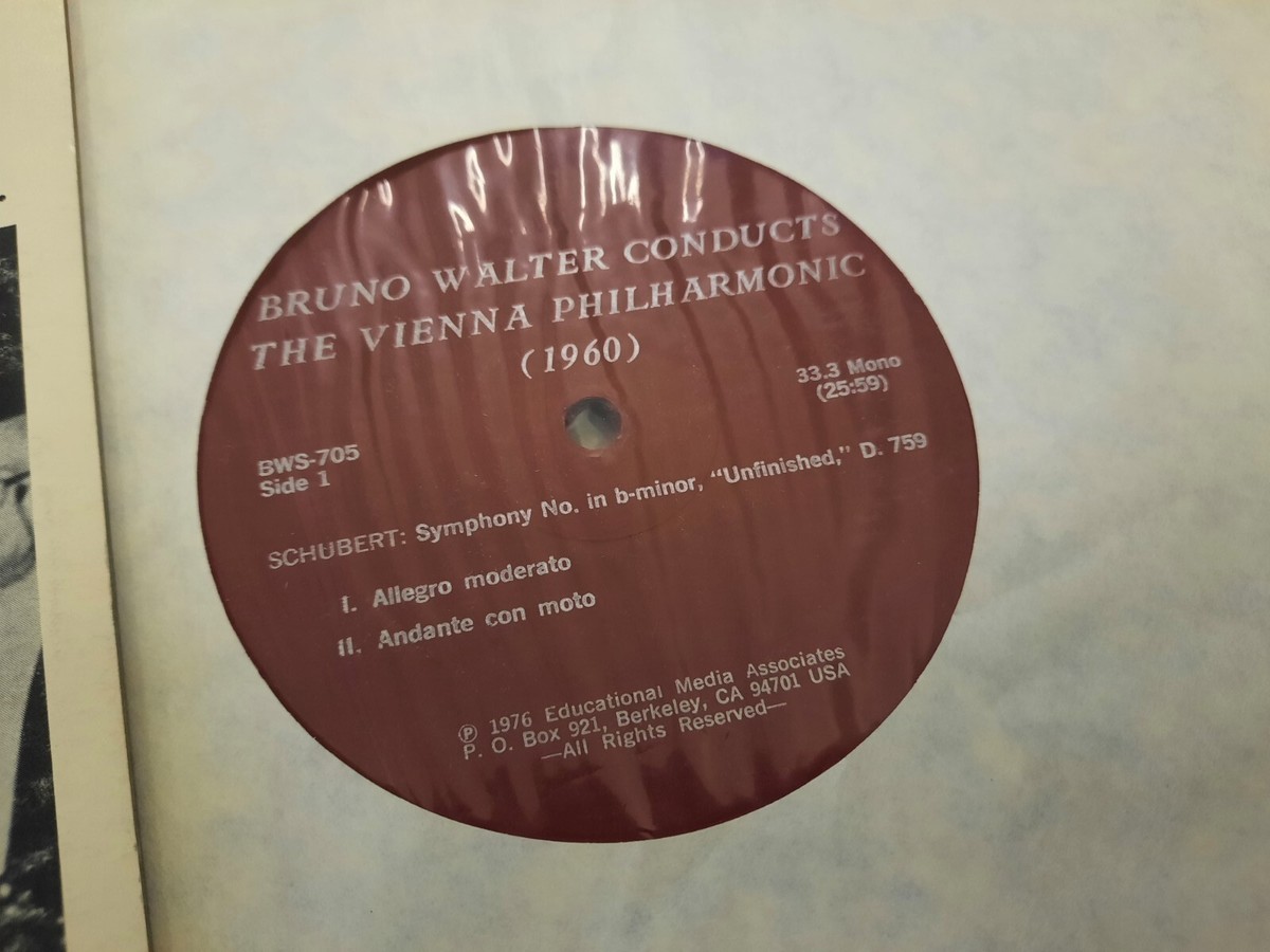 Bruno Walter Farwell to the Vienna Philharmonics 1960 Schwarzkopf