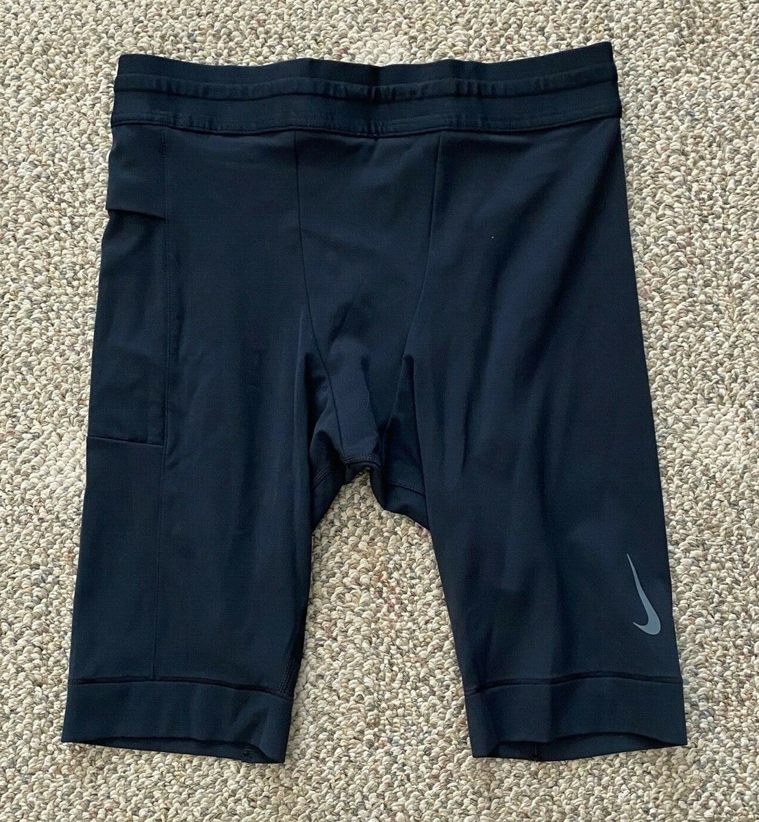 Nike Yoga Dri-fit Mens Infinalon Shorts Black Size Medium M Cj8018